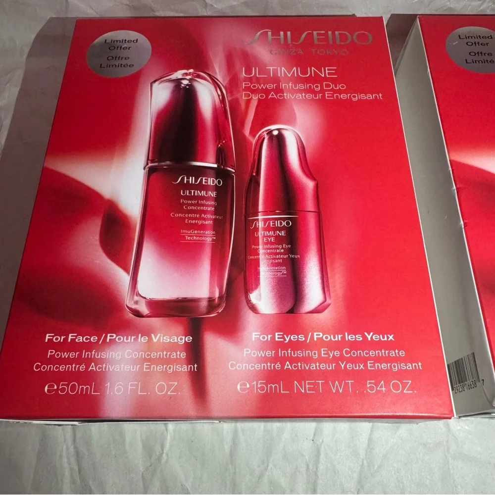 2 x Shiseido ultimune power infusing duo